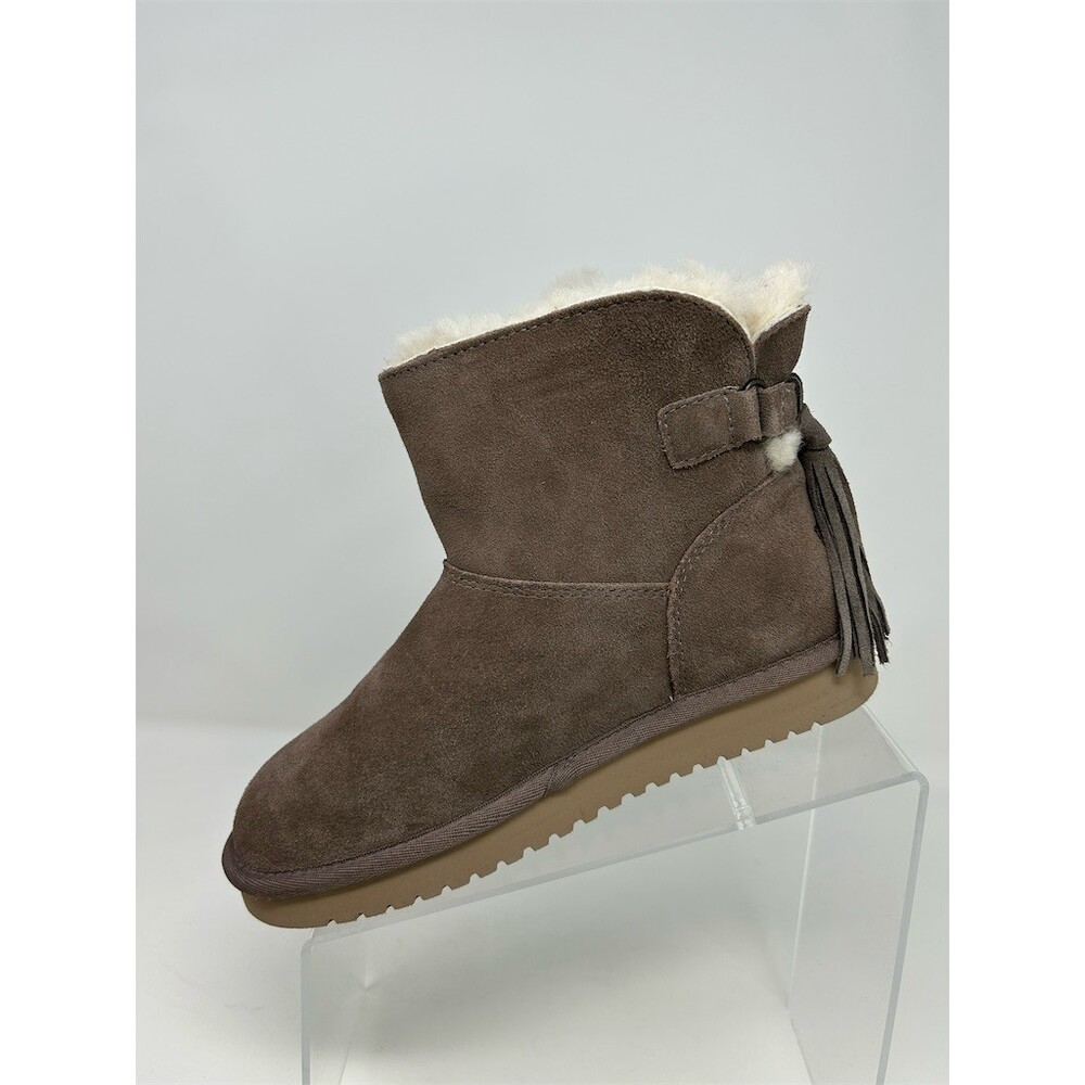 Koolaburra by UGG Womens Ankle Bootie Mauve Tassel Slip On Plush Lined Size 6 - Picture 3 of 11
